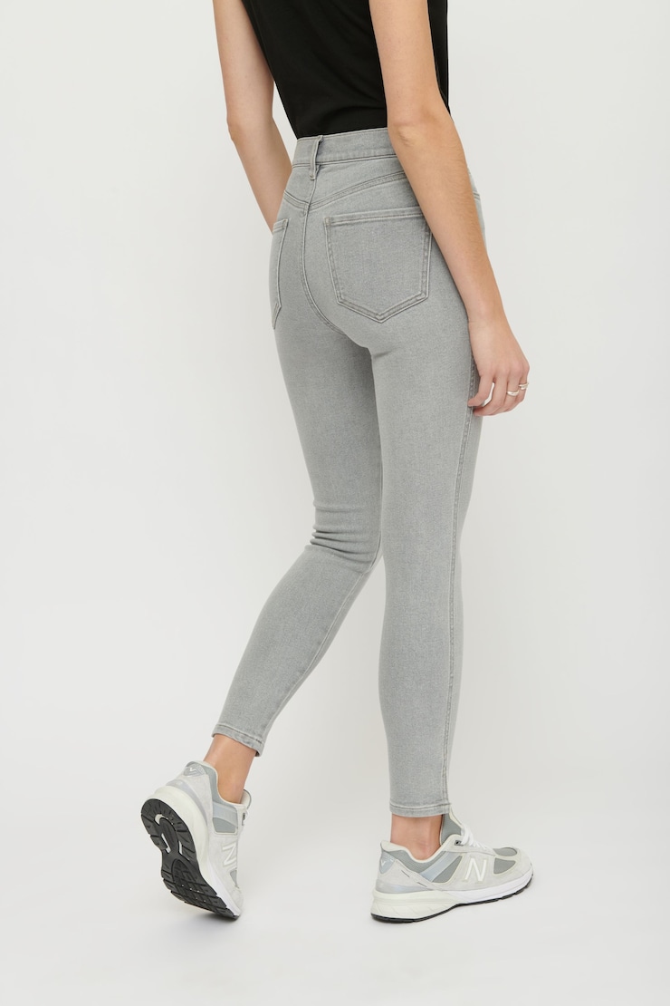 Kate High Waist Skinny Ankle Jeans Perfect Grey large
