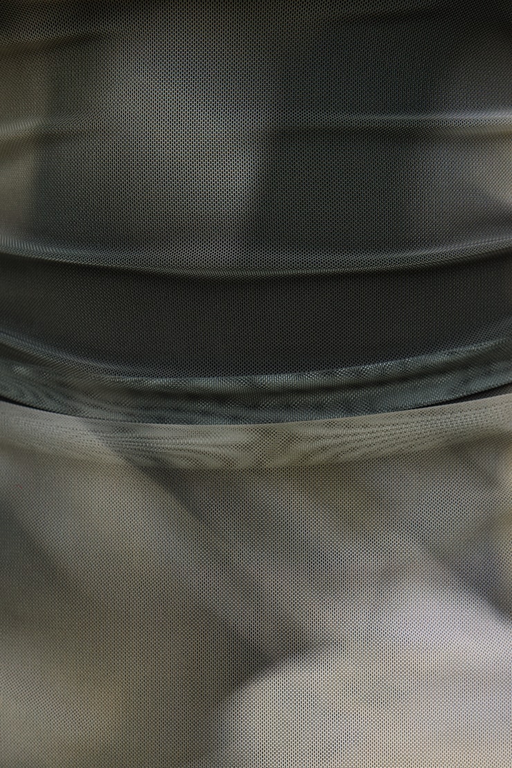 Katia Mesh Long Sleeve Mini Dress