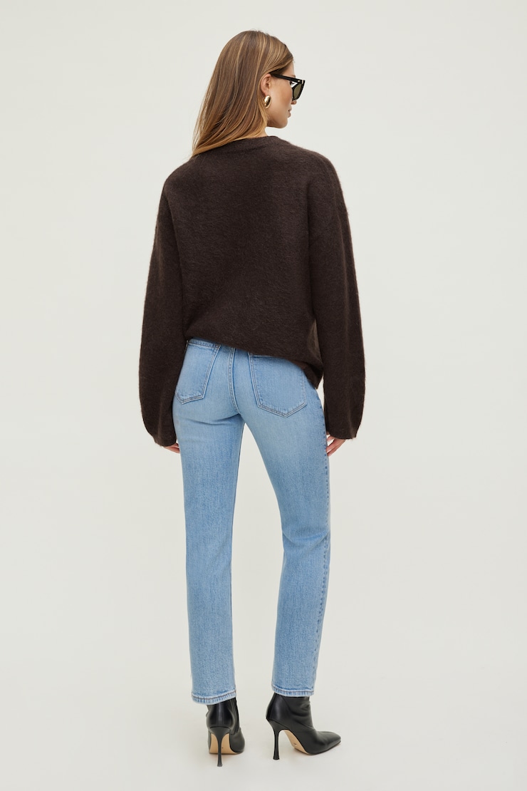 Frenchie Stretch High Rise Slim Leg Jeans