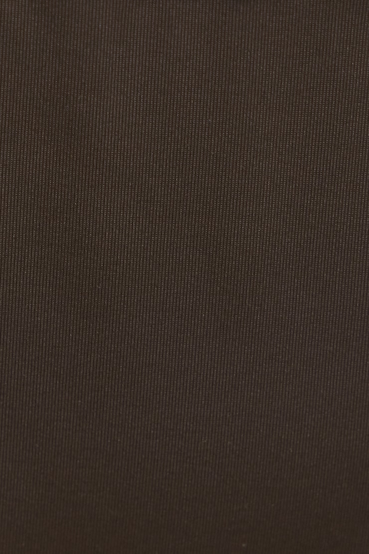 Hardware Slider Triangle Bikini Top, Coffee Bean Brown, large