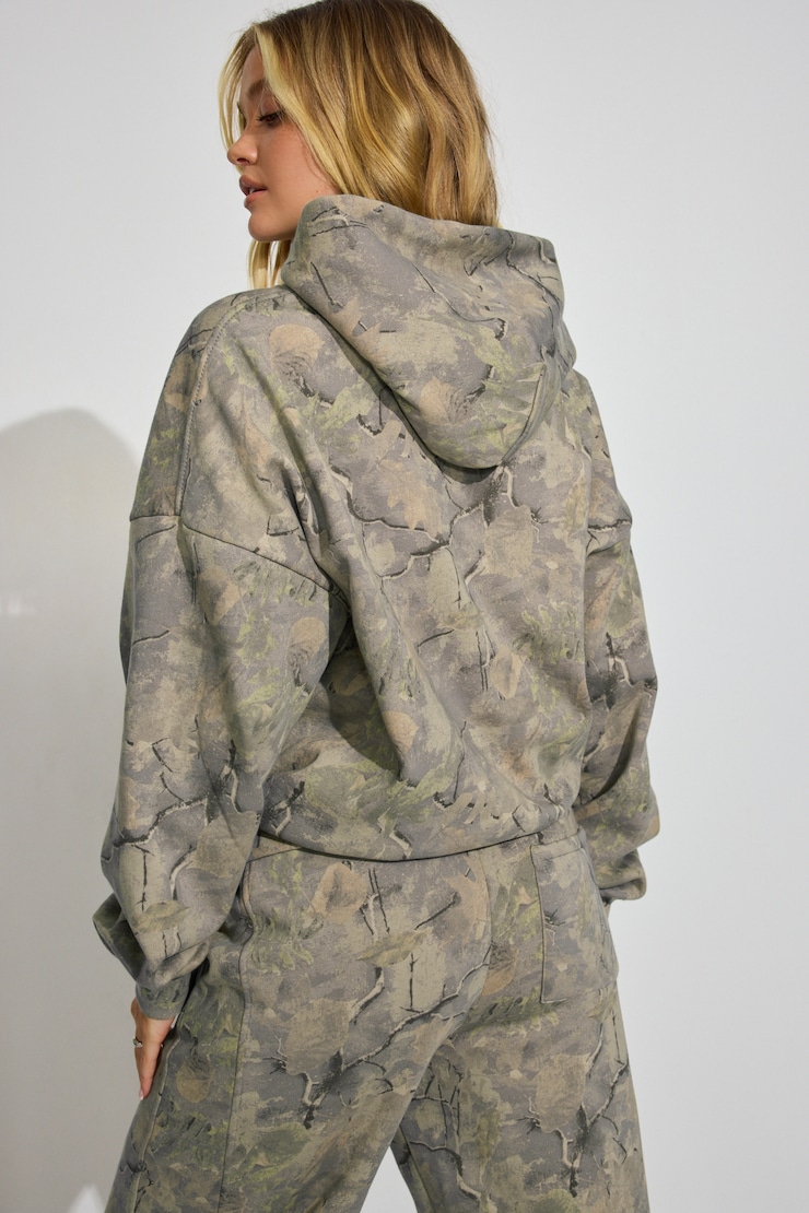 UltraFleece Hoodie, Camo, large