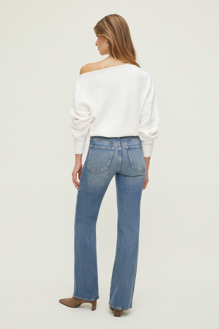 Lola Off Shoulder Sweater Snow White large