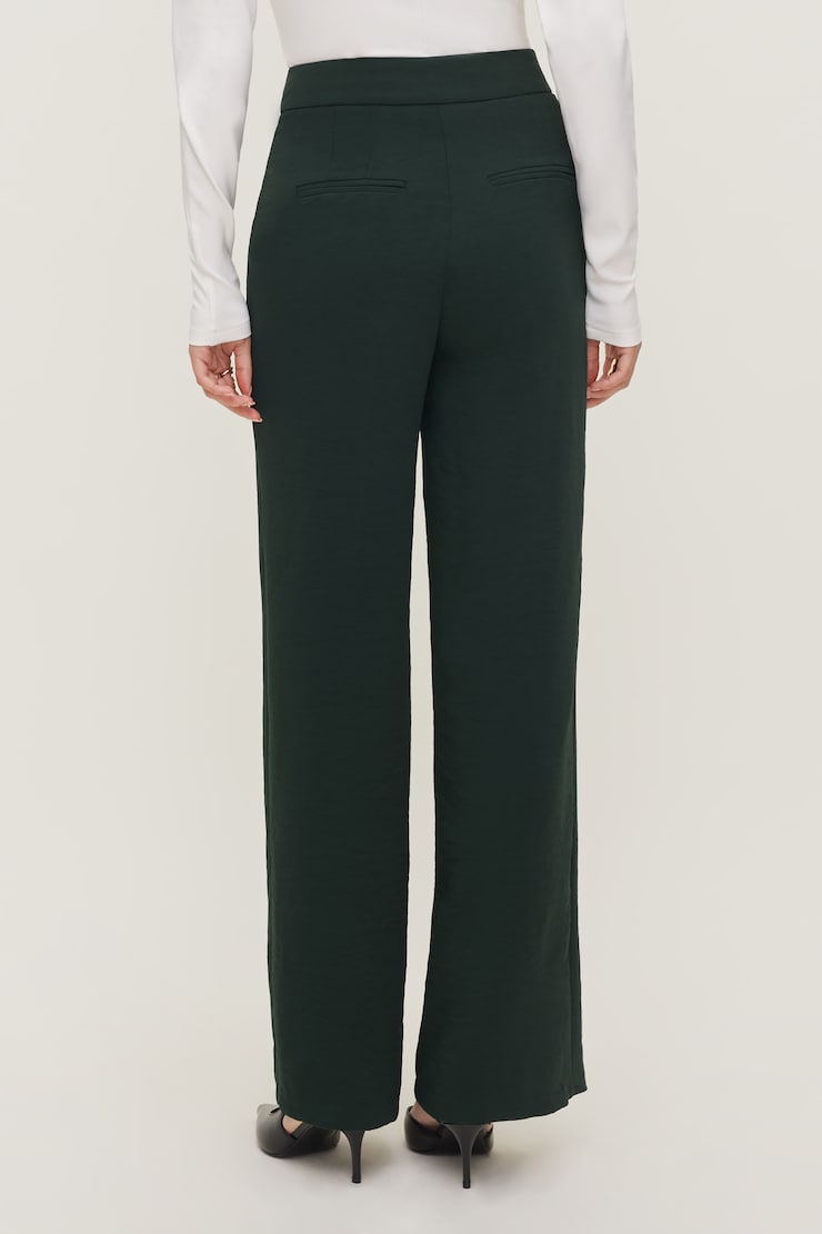 Yasmin Airflow Straight Leg Pants Scarab Green large