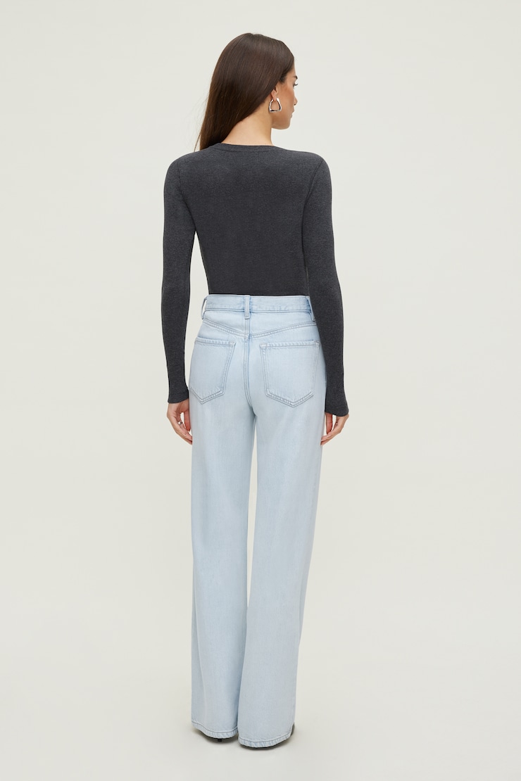 Heidi High Rise Wide Leg Tencel™ Jeans Light Indigo / Terence Blue large