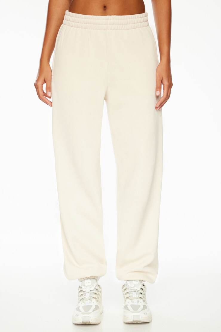 Relaxed Jogger Pants Polished Pearl Beige large