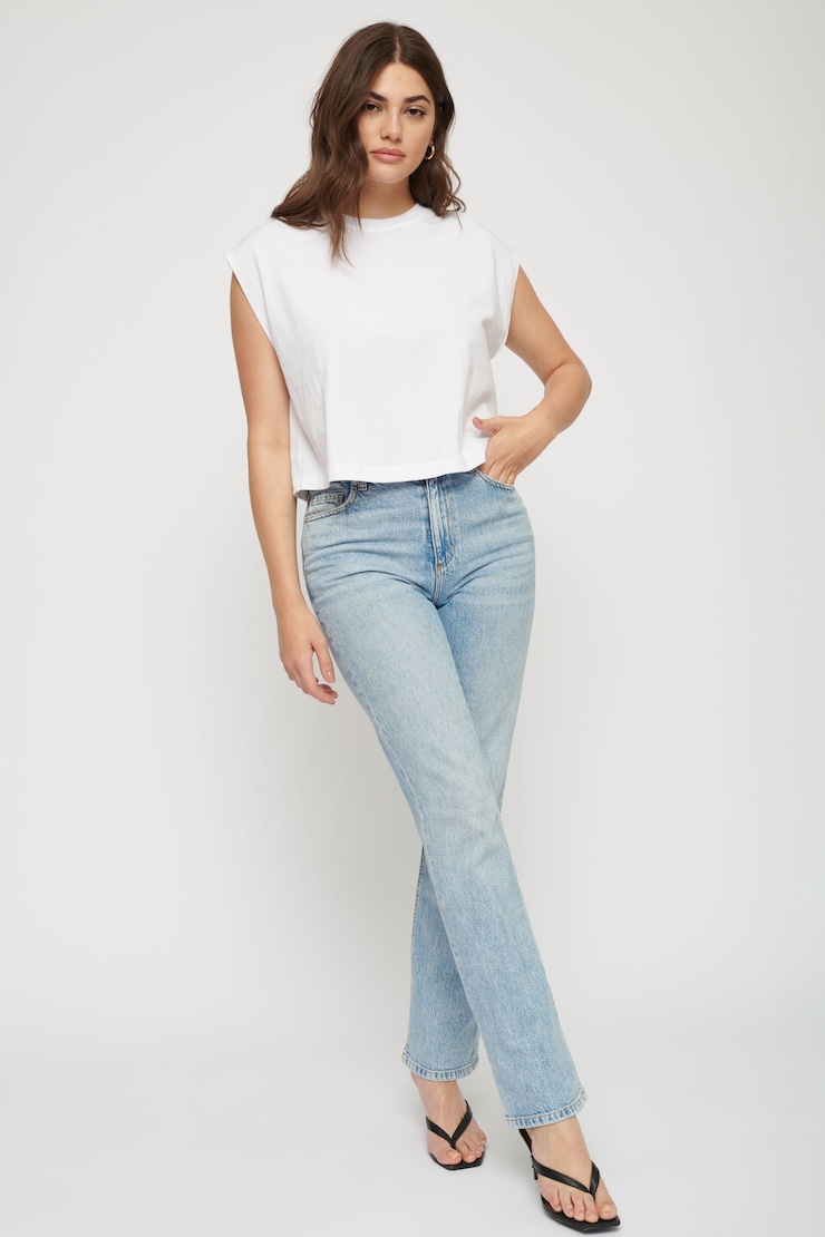 Loose Muscle Tee Bright White large