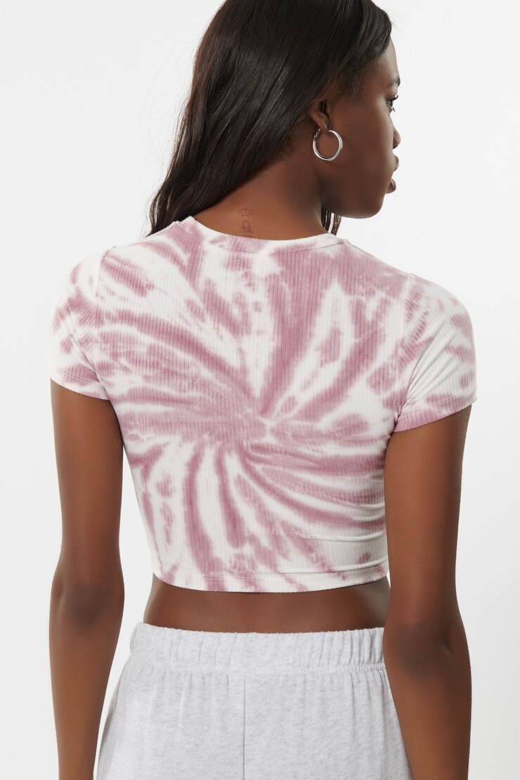 Stormi Tee, Dusky Orchid Tie-Dye, large