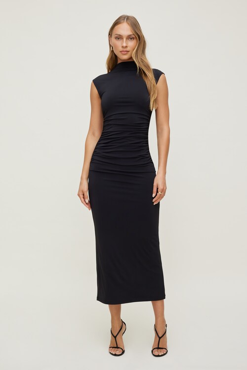sachin and babi light blue dress Joe Browns Petite Blue Halter Neck Stretchy Velour Maxi Dress