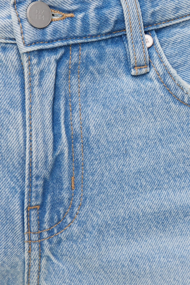 James Relaxed Mid Rise Denim Shorts