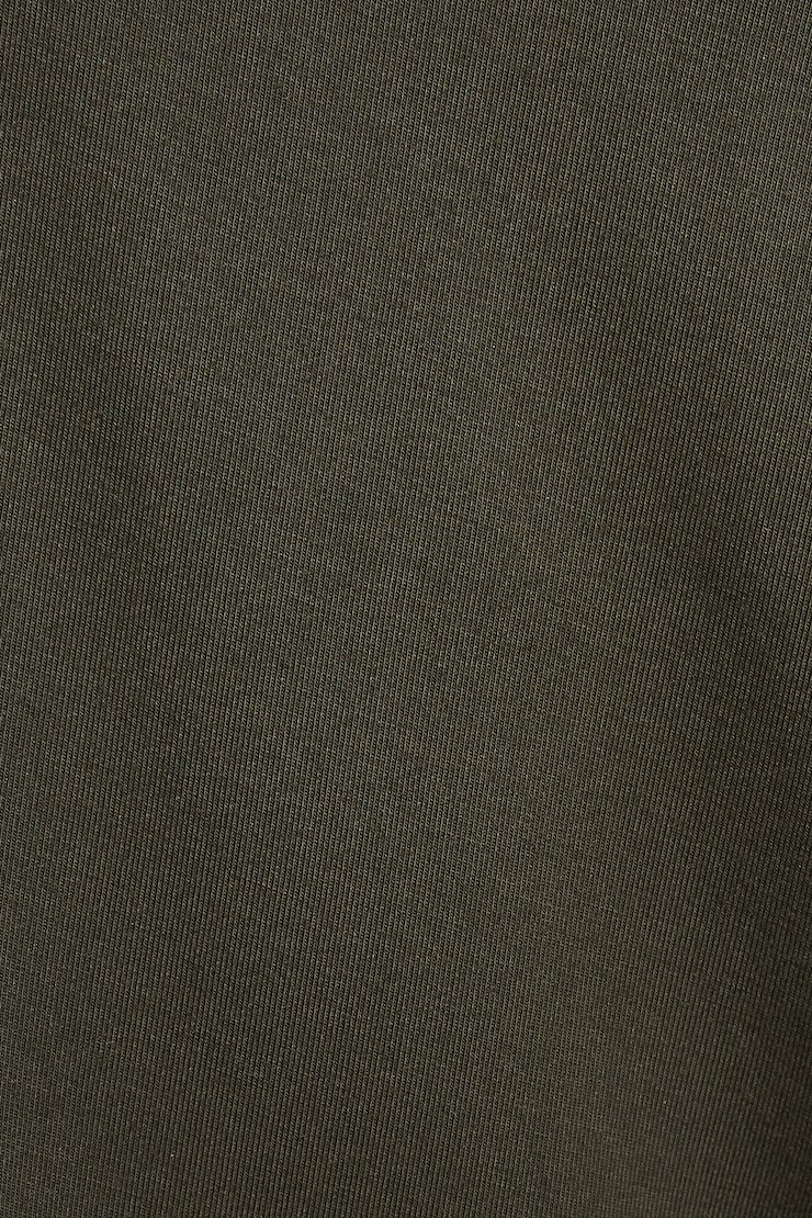Wide Boat Neck Banded Tee, Martini Green, large
