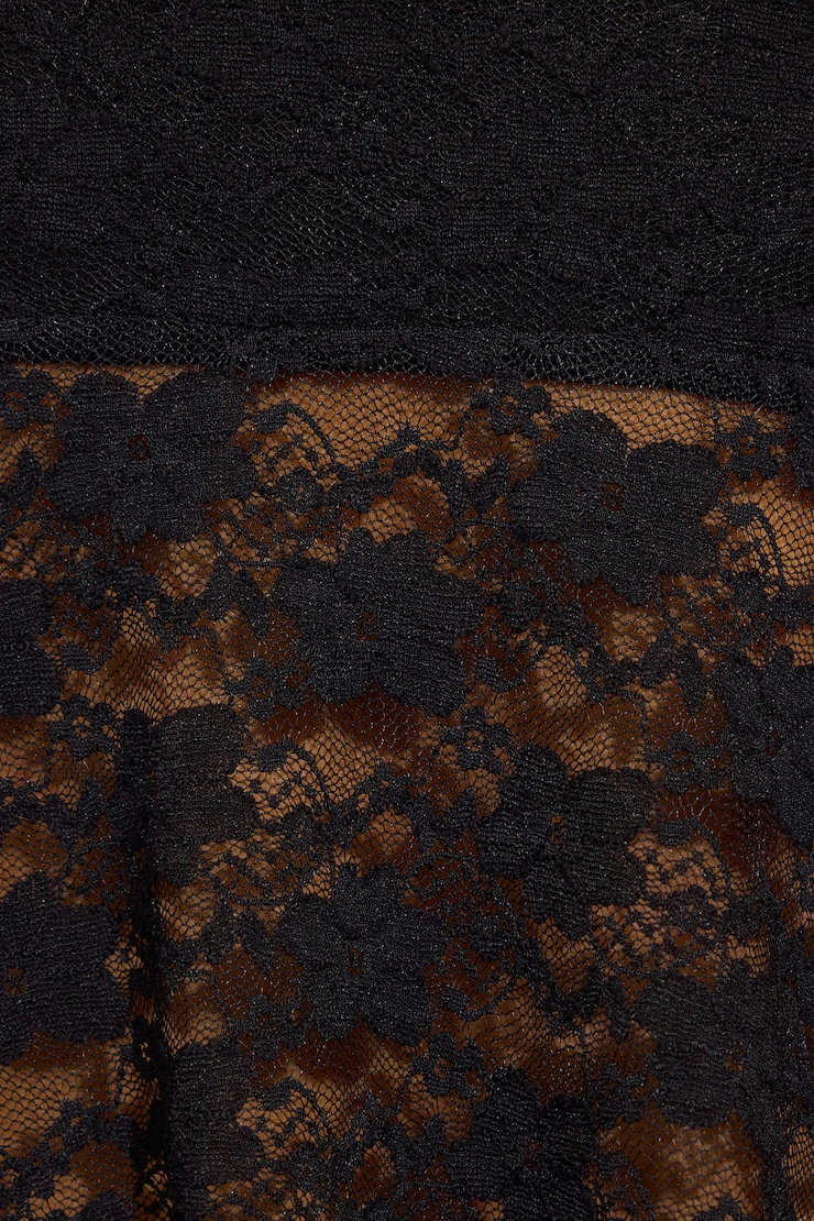 Lace Flyaway Cami Top, Jet Black, large