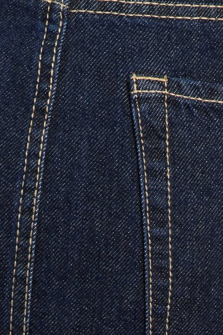 Belted Denim Micro Skort, Audrey Blue, large