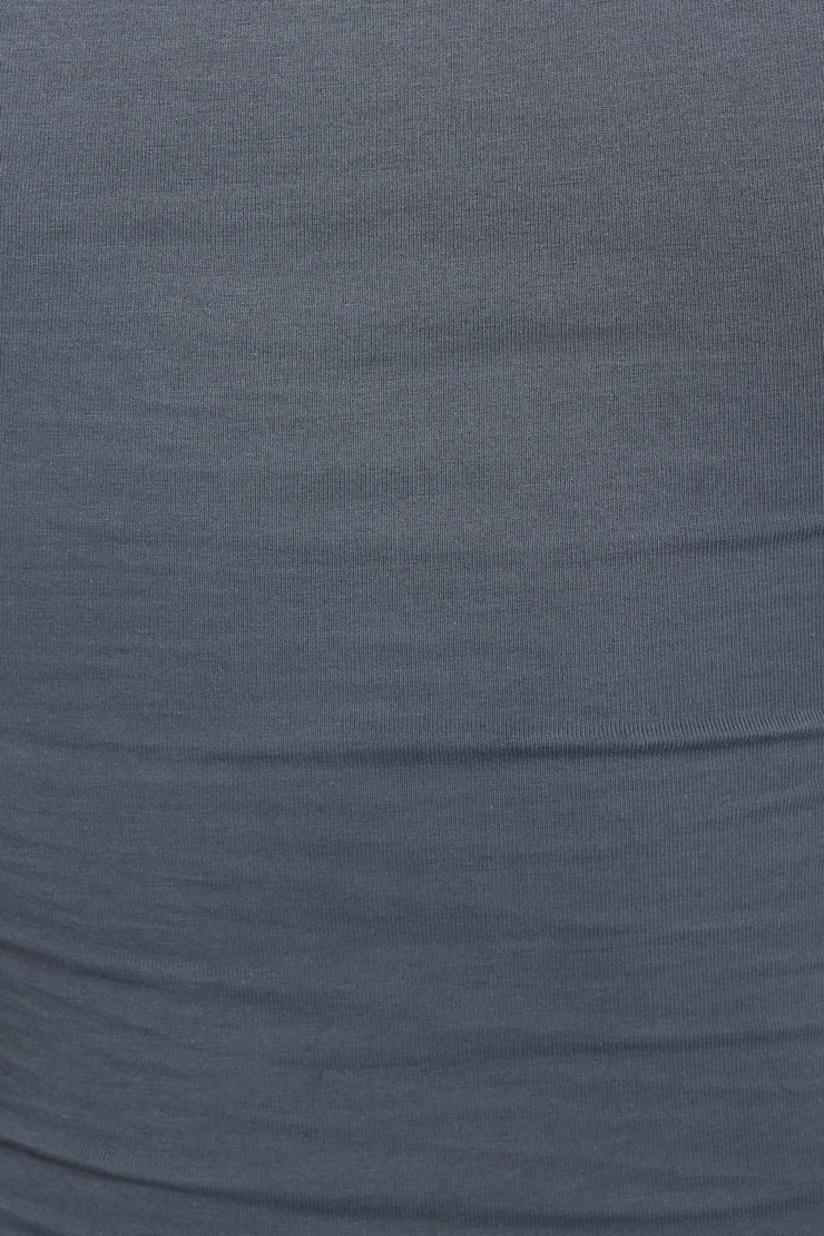 V-Neck Short Sleeve Top, Odyssey Grey, large