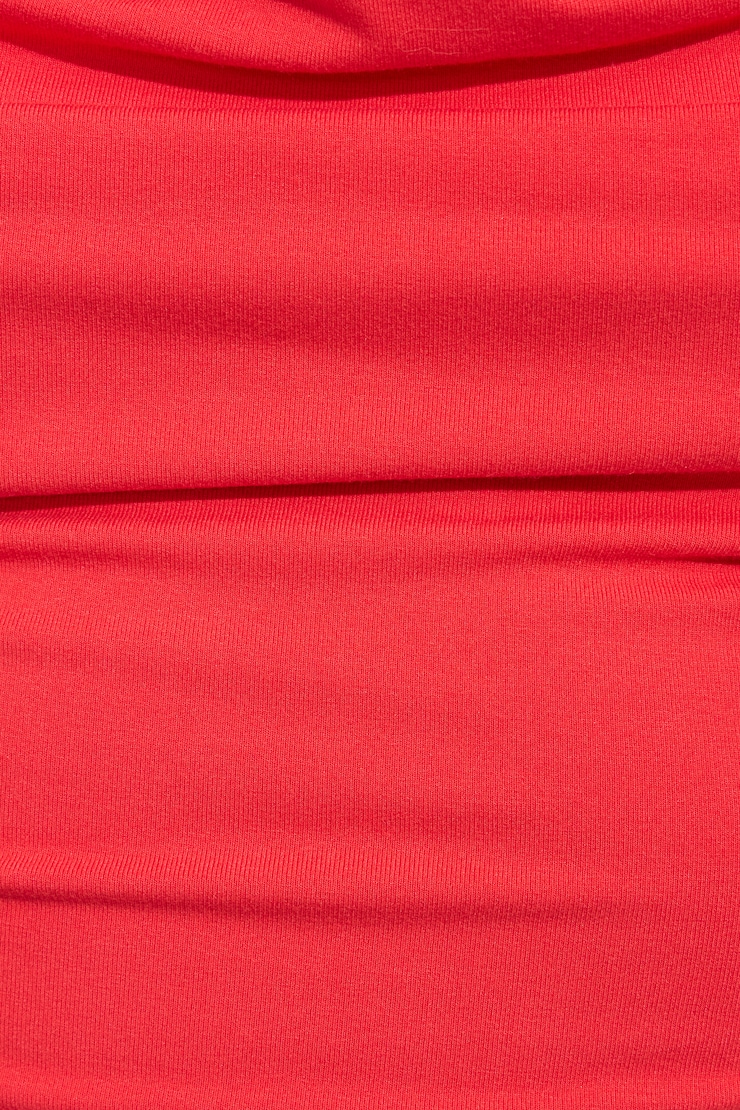 Cowl Strappy Back Top, Tomato Puree Red, large