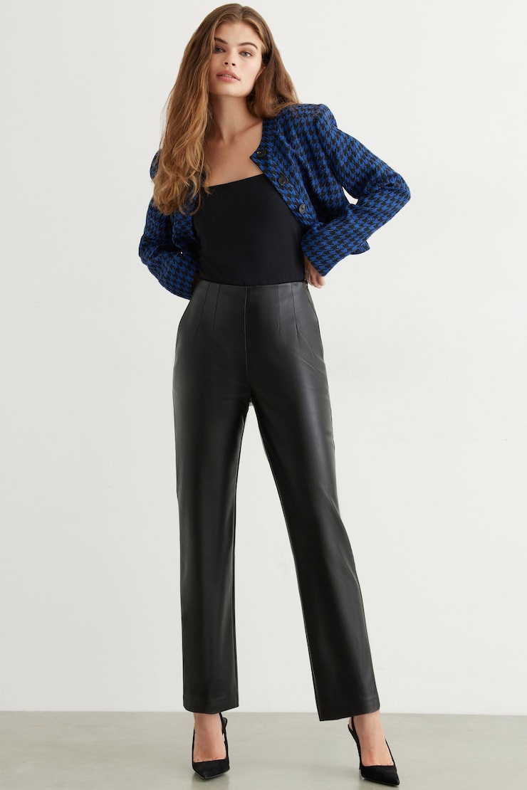 Kendall Faux Leather Slim Pants