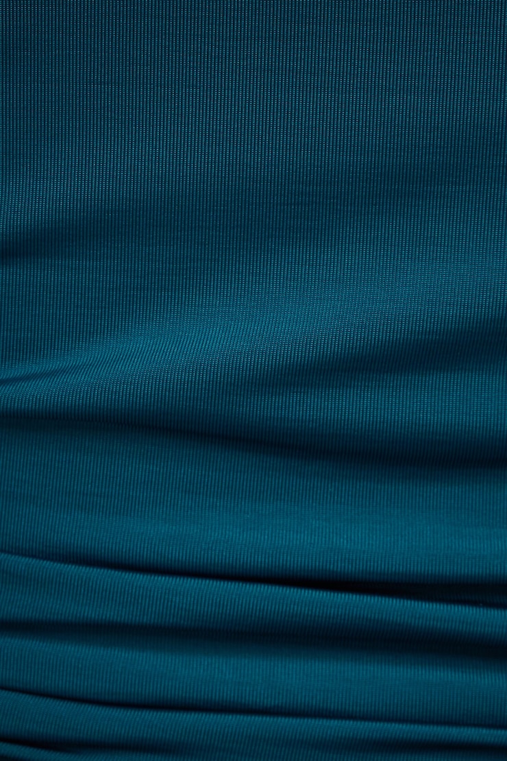 Ruched Tube Bodysuit Gibraltar Sea Blue large