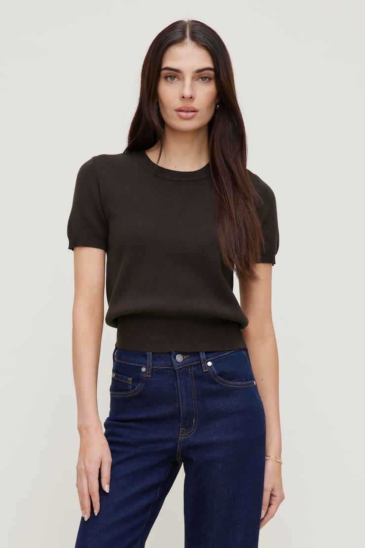 Clara Short Sleeve Sweater
