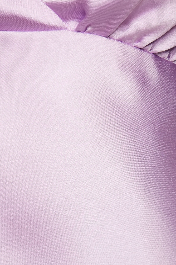 Strappy Back Satin Slip Dress Lavendula Purple  large