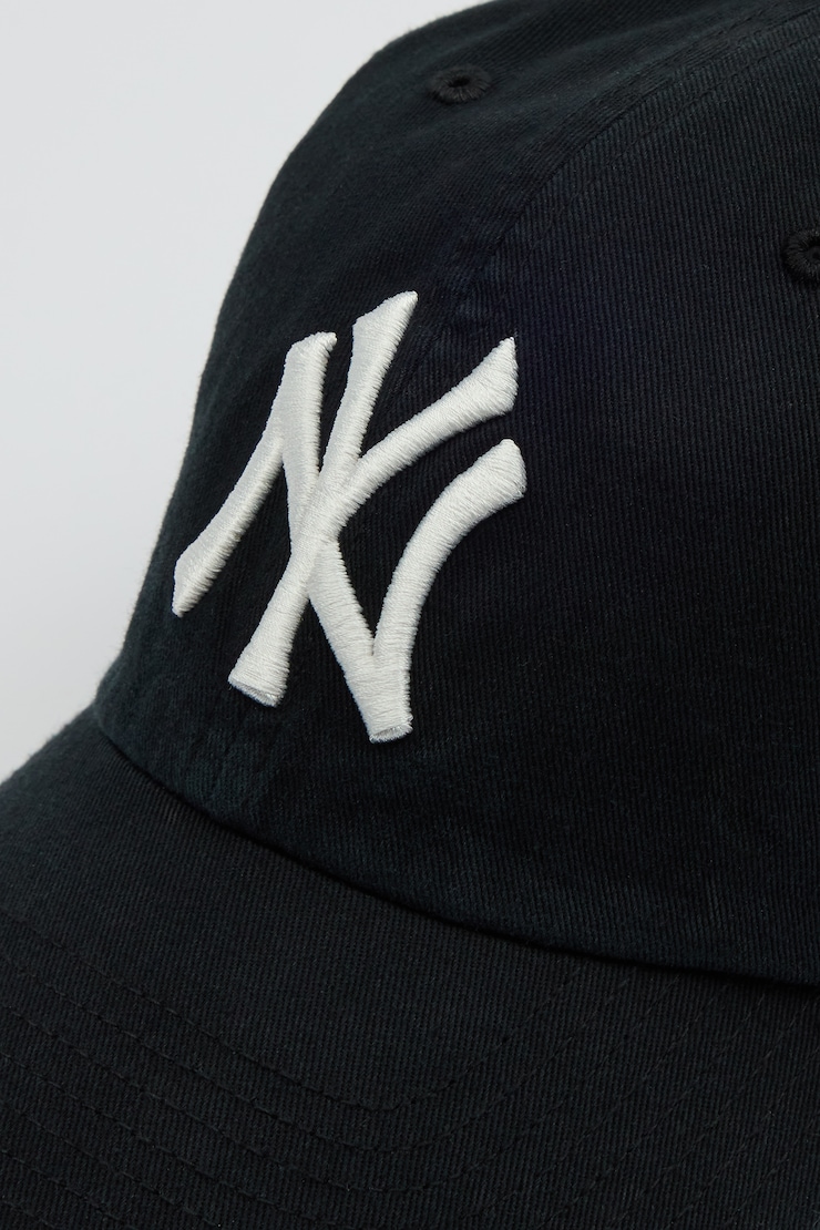 47 BRAND Clean Up Cap  - NY, Black/White, large