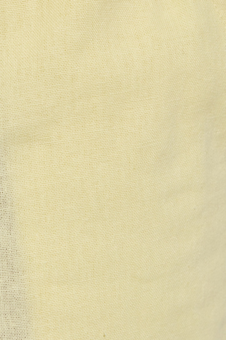 Linen Mini Shorts, Anise Flower Yellow, large