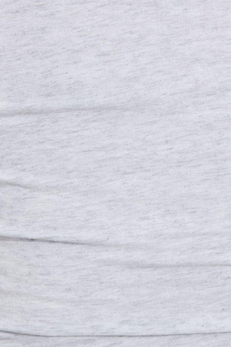 Ruched Boatneck T Shirt, Spring Grey Mix, large