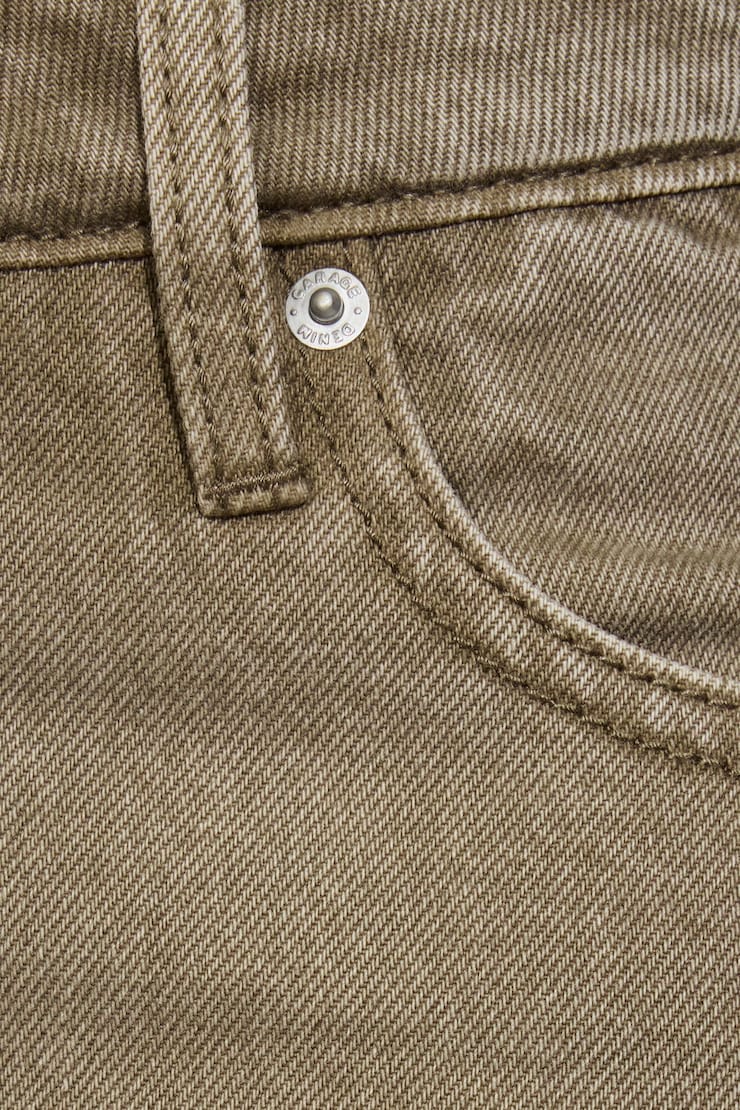 Twill Micro Skort, Rustic Green, large