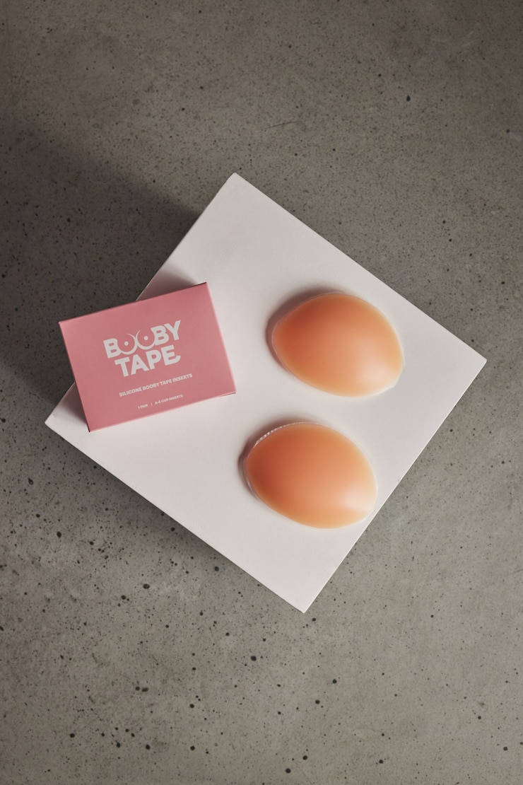 BOOBY TAPE | Silicone Inserts Transparent large