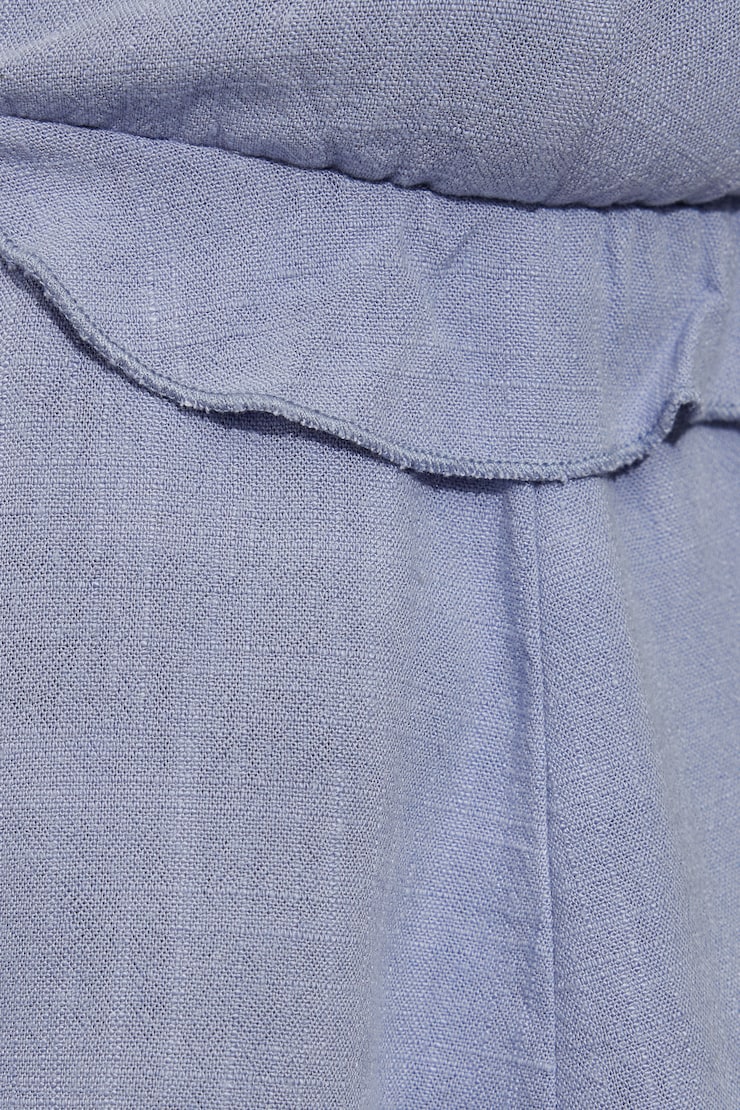 Strappy Peplum Cami Top, English Manor Blue, large
