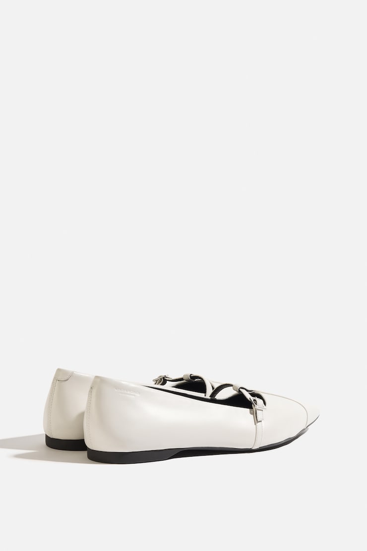 VAGABOND | Hermine Ballet Flats White large