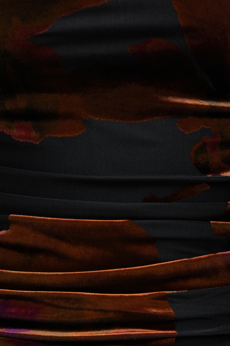 Burnout Cap Sleeve Top