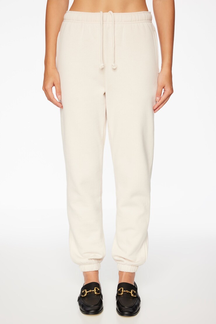Fleece Jogger Pants Polished Pearl Beige large