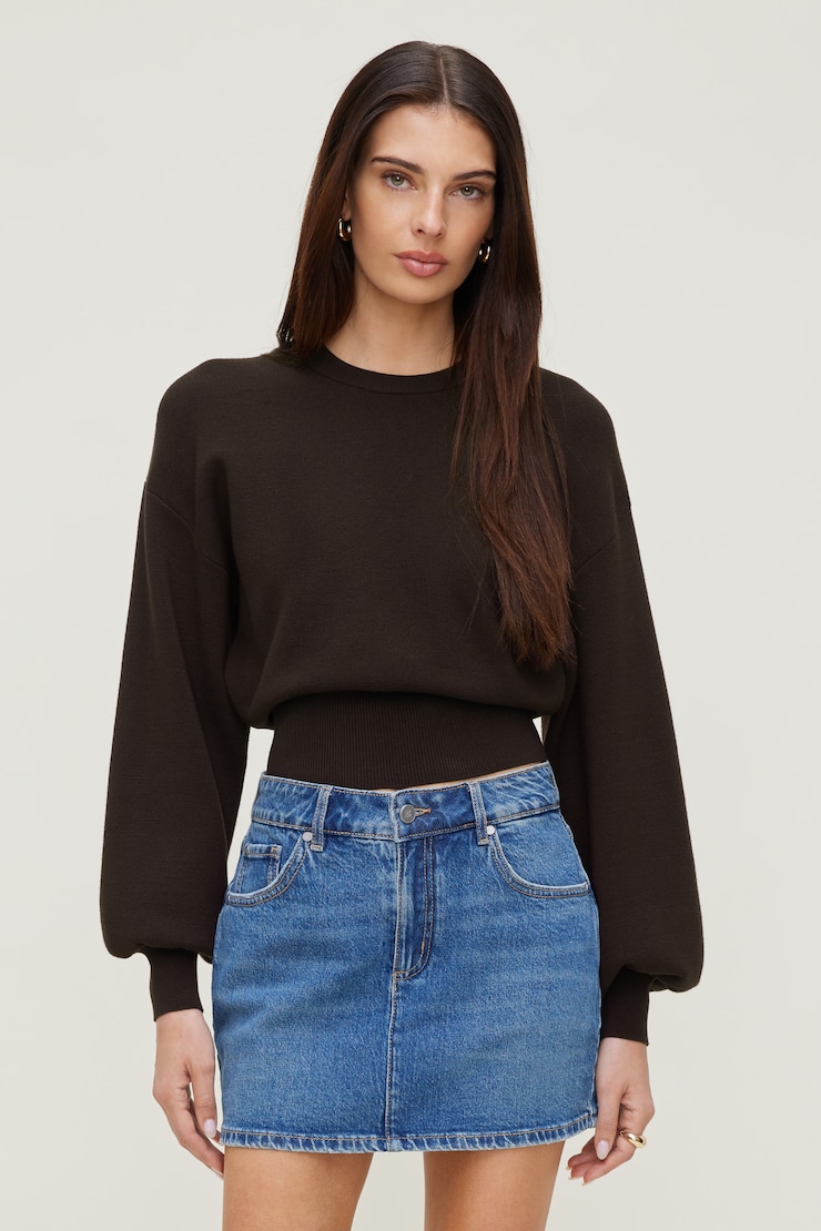 Balloon Sleeve Sweater