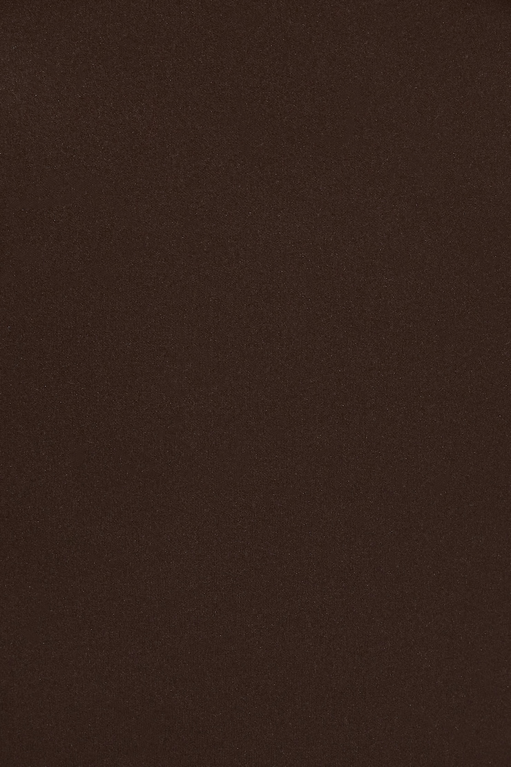 Justaucorps licou en tissu Sleek à col plongeant