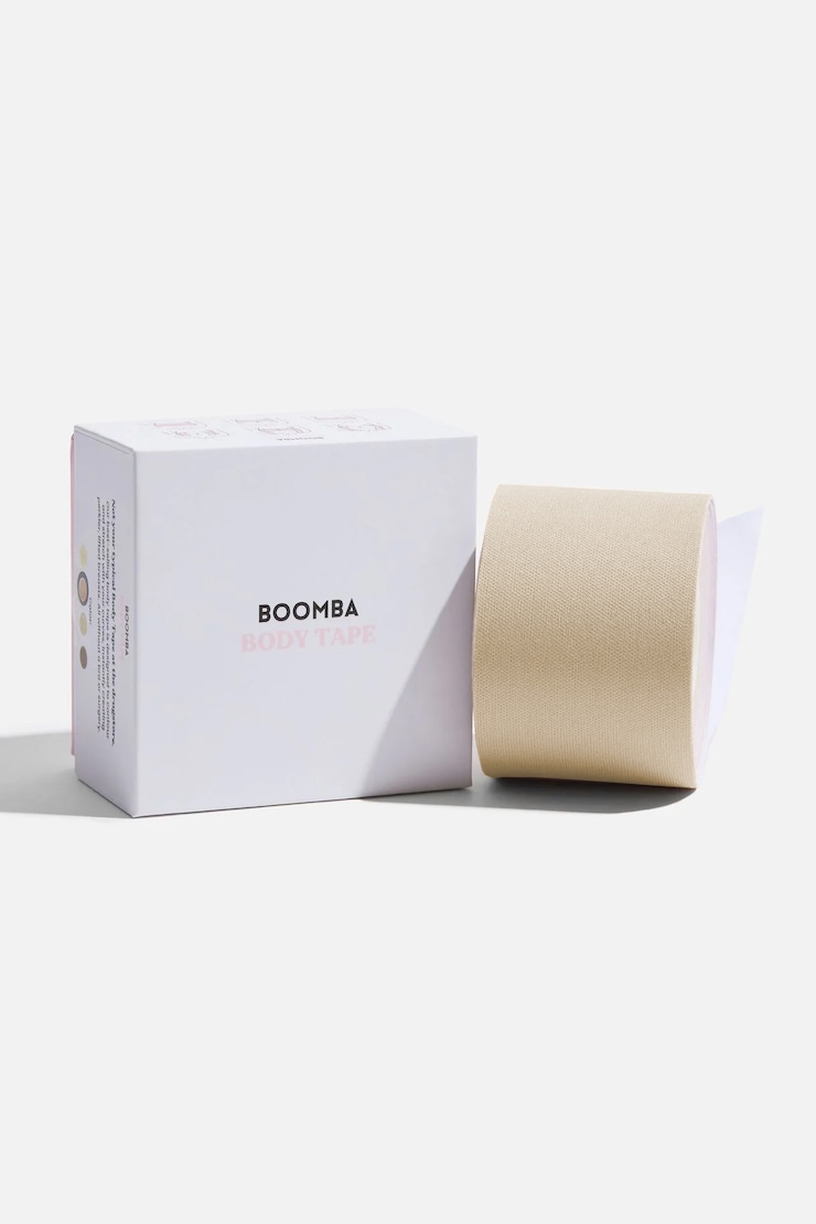 BOOMBA| Ruban adhésif pour le corps Beige large