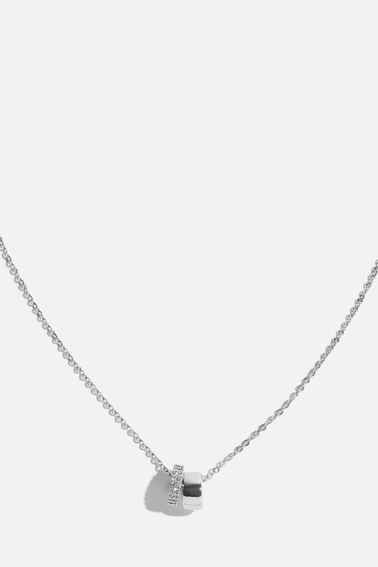 Ring Charm Necklace Silver large
