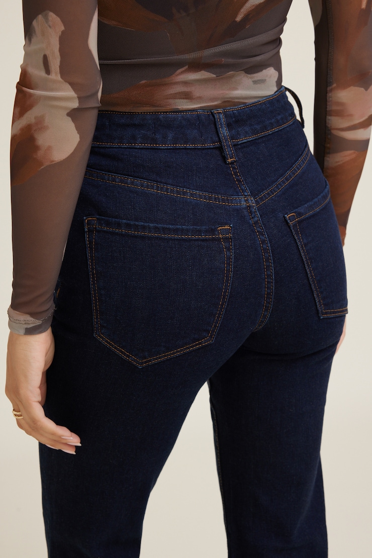 Elodie Stretch High Rise Bootcut Jeans Saranac Blue large