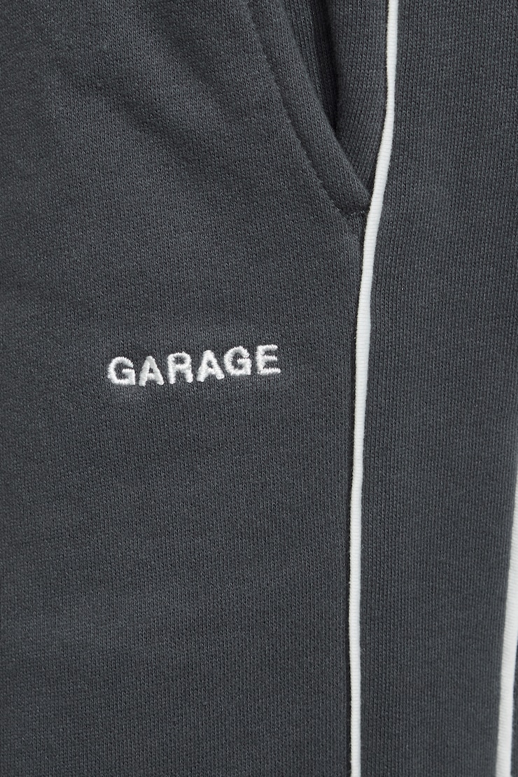 UltraFleece Straight Leg Sweatpants With Piping, Burnt Ash Grey, large