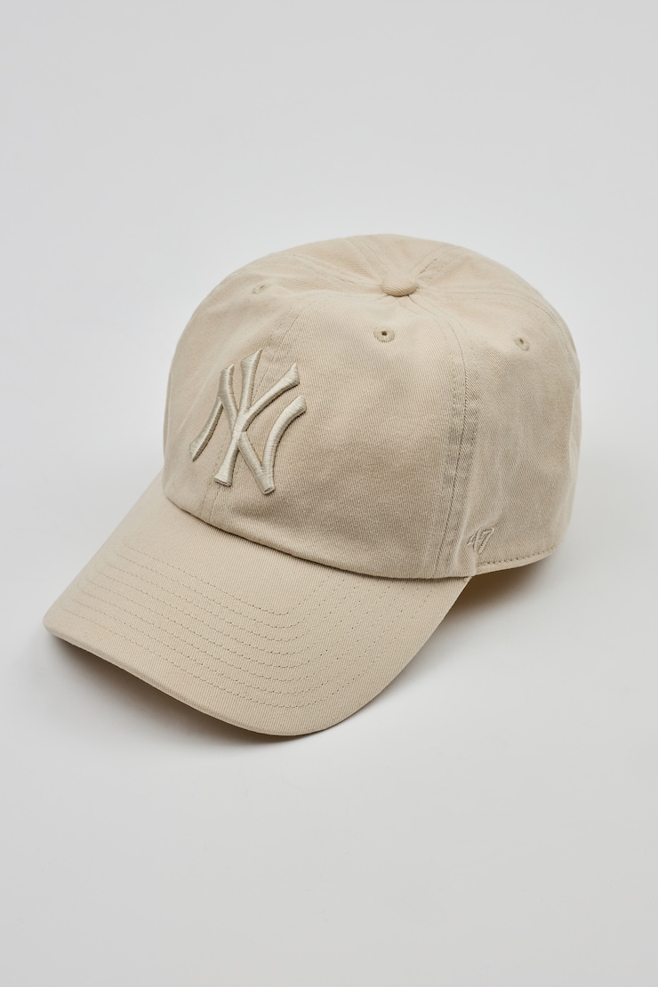 47 BRAND Clean Up Cap  - NY, Bone, large
