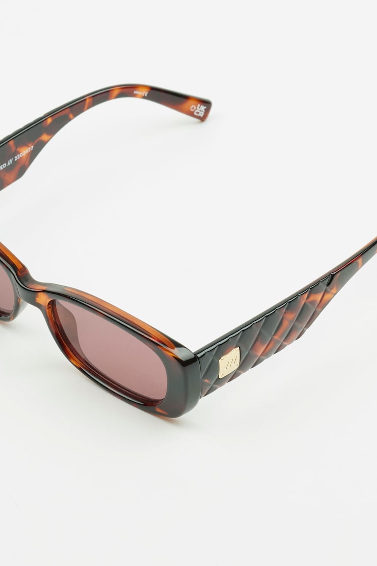 LE SPECS | Unreal Quilted Sunglasses Tortoise Shell large