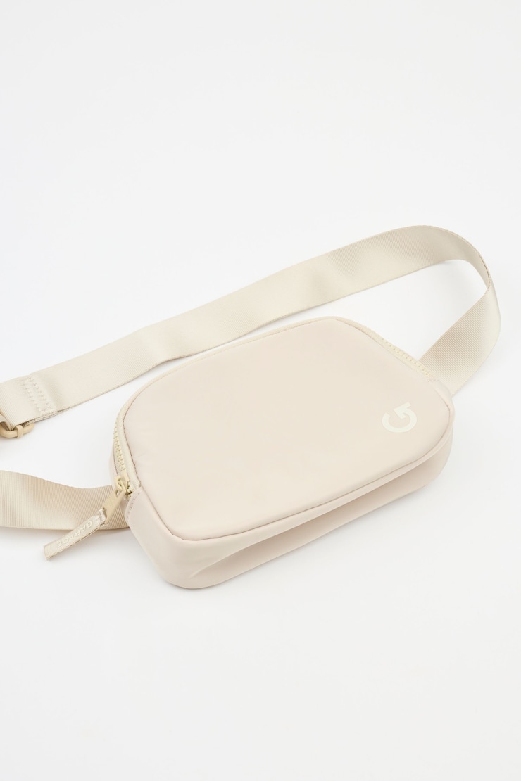 Active Belt Bag, Whisper White, large