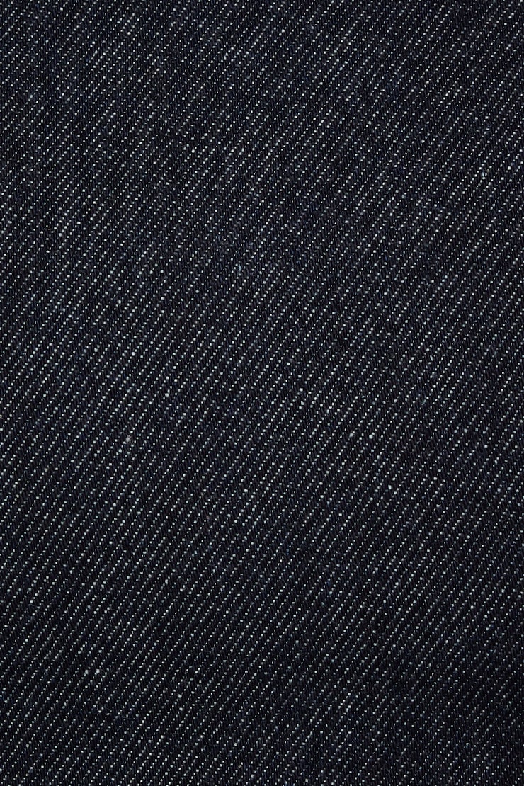 Boxy Denim Crop Top Indigo/Dark large