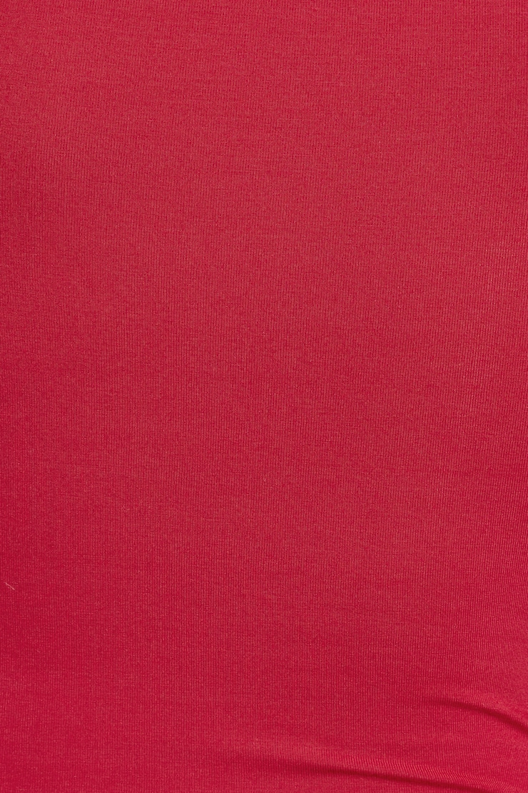 Asymmetric Twisted Short Sleeve Top, Jester Red, large