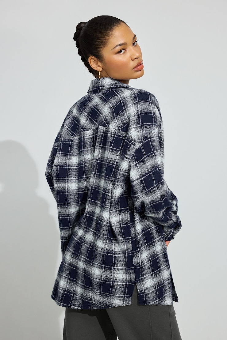 Noah Plaid Button-Up Shirt Blue | Garage