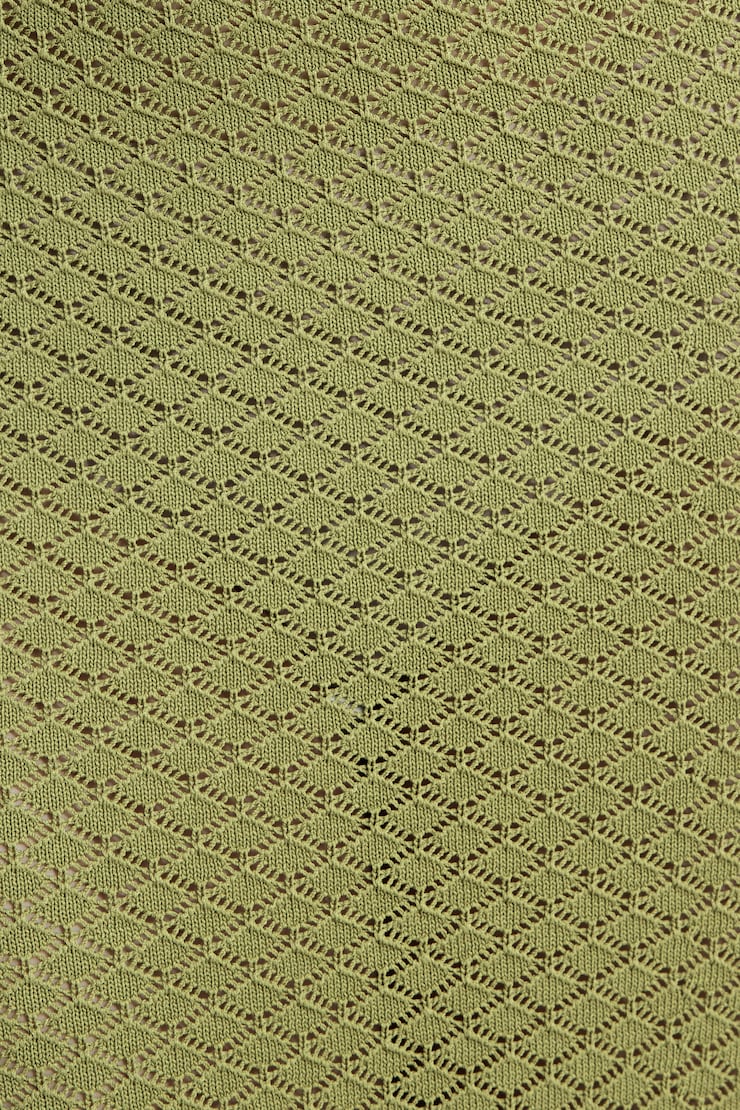 Pointelle Maxi Skirt