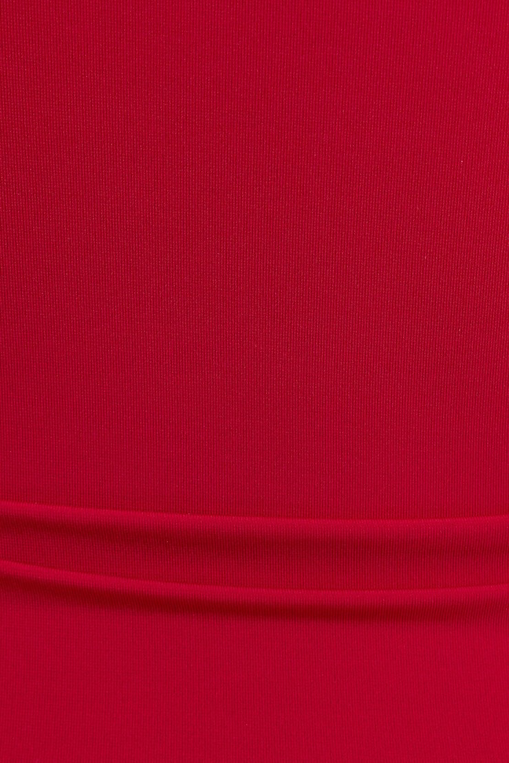 Sculpt Longline Tube Top, Chili Pepper Red, large