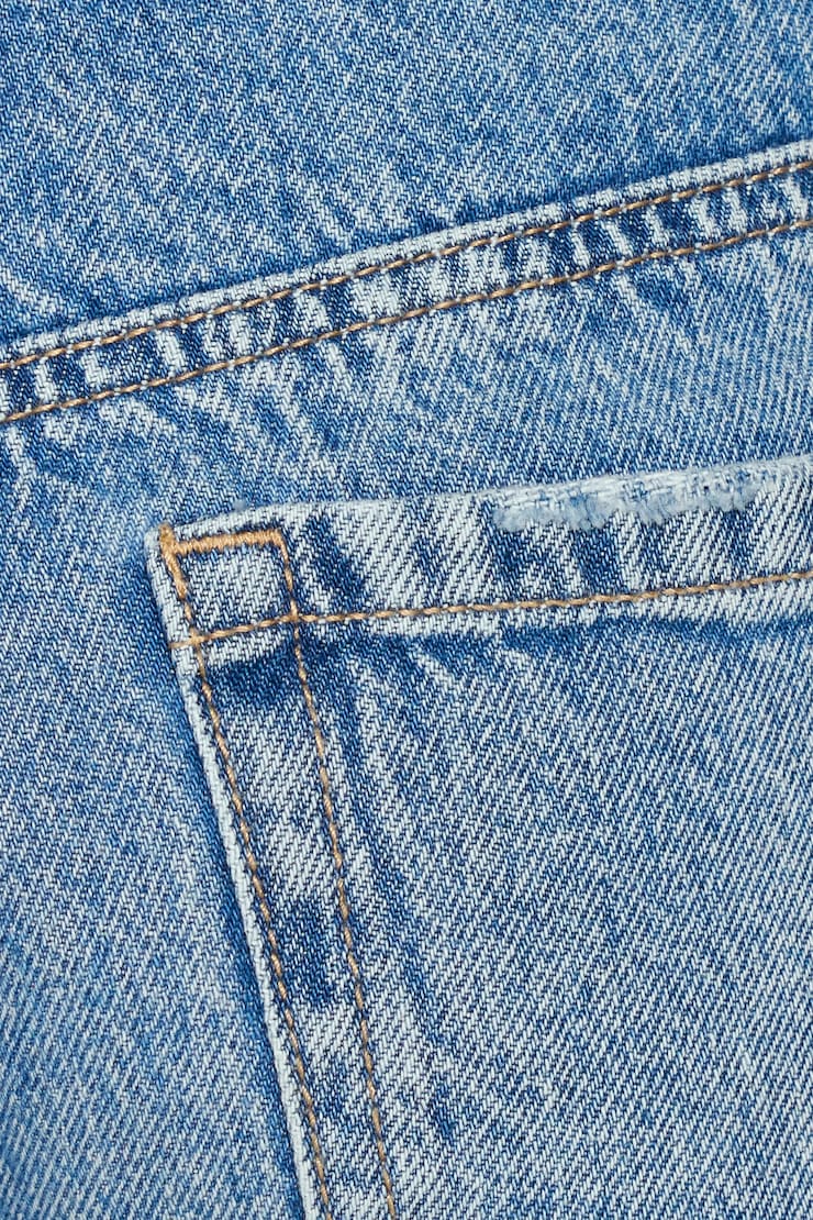 Relaxed Straight Jeans, Penny Blue, large