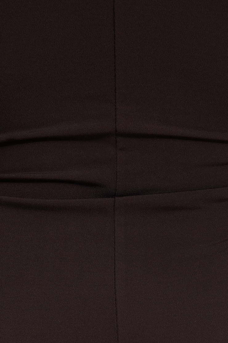 Robe maxi à col en V plongeant