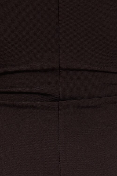 Deep V Maxi Dress BROWN | Dynamite