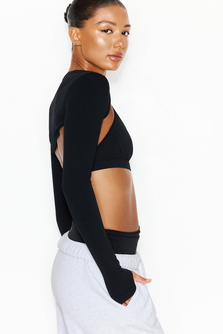 Active Shrug, Jet Black, large