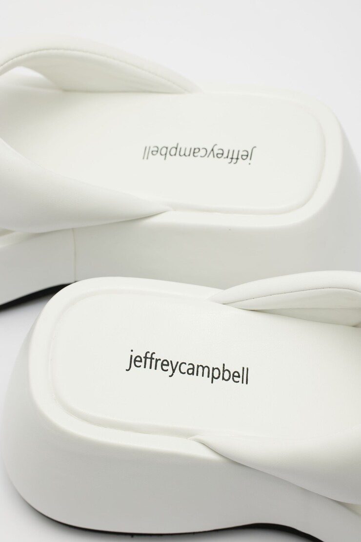 JEFFREY CAMPBELL - Sandales Crybaby, Blanc, large